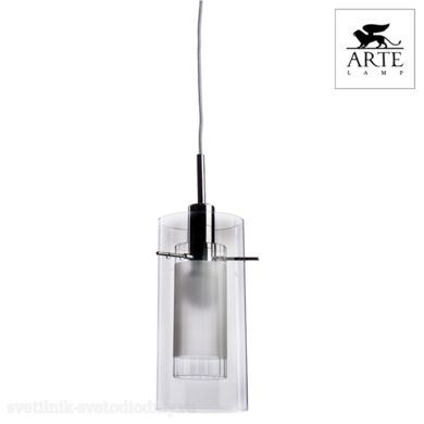 EUROLED Aries Хром/Прозрачный Светильник подвесной 40W E14