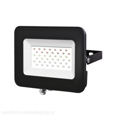 PFL- 30W RGB BL IP65 Прожектор ЧЕРНЫЙ .5016408 EUROLED