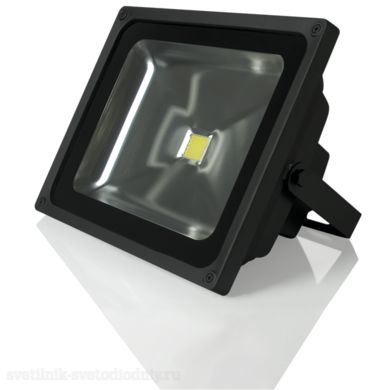 EZRA Прожектор LED 60W COB 285*235*145mm IP65 6500К черный