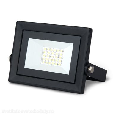 EZRA Прожектор LED Qplus 20W IP65 6500К черный 1/40