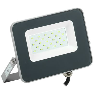 EUROLED Прожектор LED СДО 07-20G green IP65 серый EUROLED