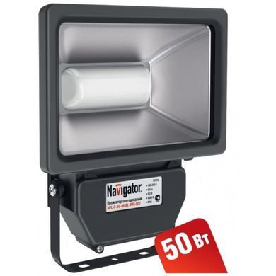 Прожектор светодиодный LED 50W черный 94 648 NFL-P-6K-BL-IP65-LED