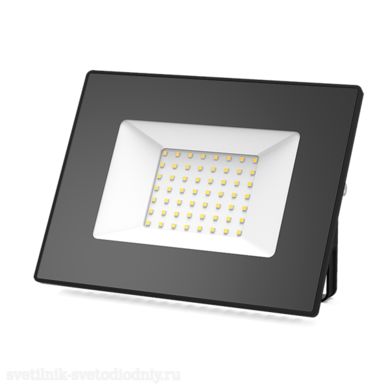 EZRA Прожектор светодиодный LED 50W 3350lm IP65 3000К черный 1/40