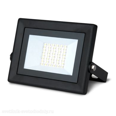 EZRA Прожектор LED Qplus 50W IP65 6500К черный 1/24