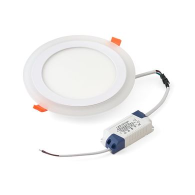 Светильник точечный LED DSV-Inside 12+4Вт 5700K D190 с подсветкой EUROLED DSV-0534 EL