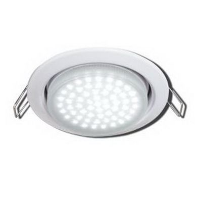 Светильник LED Light GX53 H4 Белый встр.без рефл. с лампой GX53 4,2W 4200К мато TW5V42ELC EUROLED