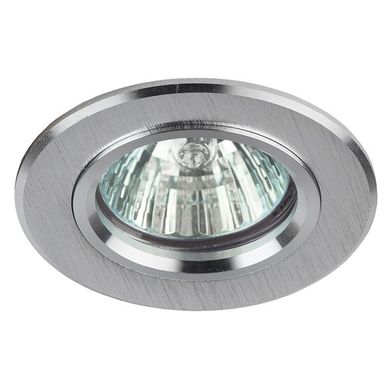 Светильник KL58 SL EUROLED литой 'алюминевый ' MR16,12V/220В, 50W серебро