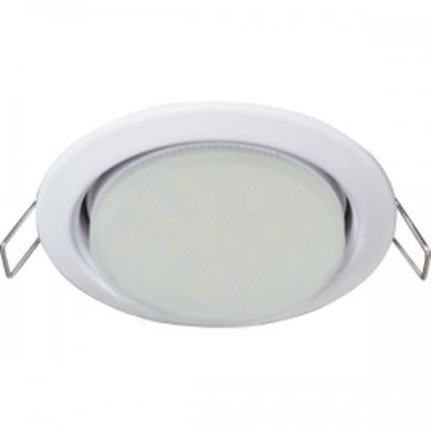 Светильник светодиодный LED Light GX53 H4 к Белый встр.без рефл. с лампой GX53 6,0W 4200К матовое стекл