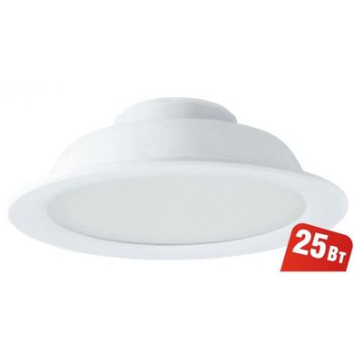 Светильник светодиодный LED 94 789 NDL-P1-25W-865-WH- (аналог Downlight КЛЛ 2х26)