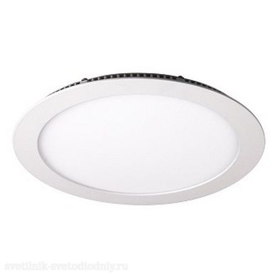 Светильник LED PPL-R24011 18W белый 6500К 1500Lm (240(225)х11мм) EUROLED