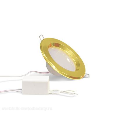 Светильник точечный LED TH-75 5Вт 4500K D75 золото