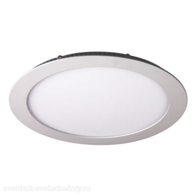 Светильник LED PPL- R22512M 18W 1440Lm 4000K встр/круг alum.mat .1023131-1 EUROLED