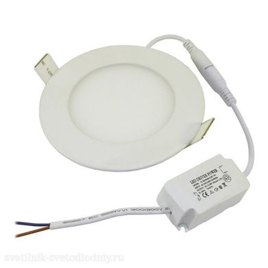 Светильник LED 6Вт 4000-4500K D120 EUROLED