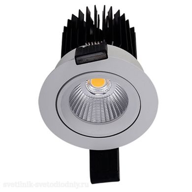 Светильник точечный LED EOS 13 WH D45 15Вт 3000K D78 1693000170 EUROLED