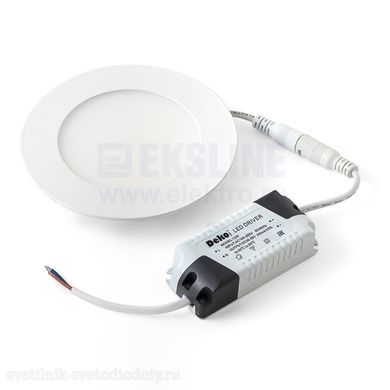 Светильник LED DSV-Inside 12Вт 5700K IP40 D123 опал EUROLED DSV-0726 EL