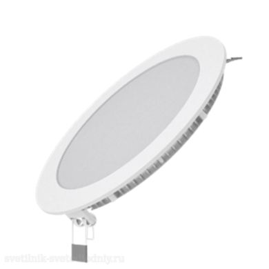 Светильник светодиодный LED EZRA встраиваемый ультратонкий круглый IP20 12W 4100K 1/20