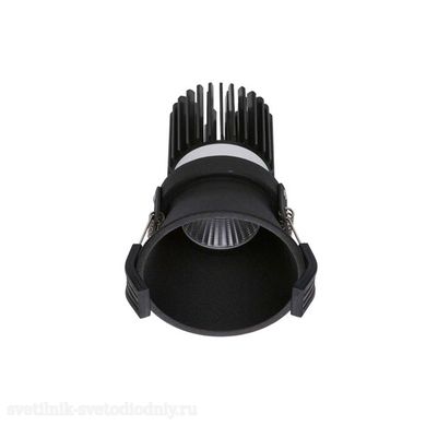 Светильник встраиваемый светодиодный LED FARO 13 BL 15Вт 3000K D82 1542000240 EUROLED