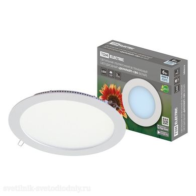 Светильник LED СВО белый 6 Вт 4000К SQ0329-0028 EUROLED