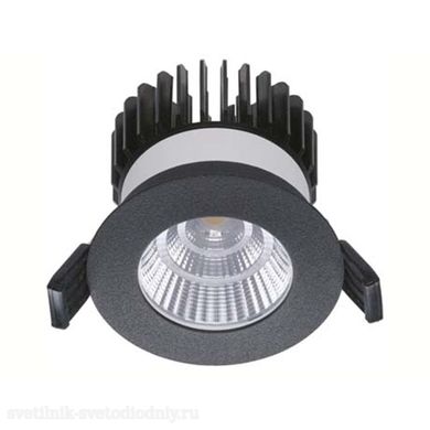 Светильник встраиваемый светодиодный LED QUO 07 BL D45 8Вт 3000K D65 1507000690 EUROLED