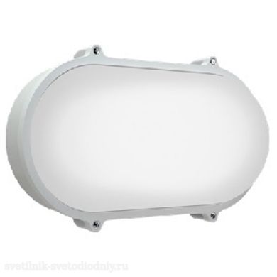 Светодиодный светильник LED BUG 10 накладной 1000Лм/5000K oval 12Вт 210x110x65 IP 65 EUROLED