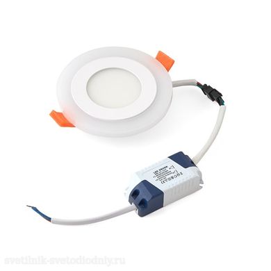 Светильник точечный LED DSV-Inside 3+2Вт 5700K D105 с подсветкой EUROLED DSV-0532 EL